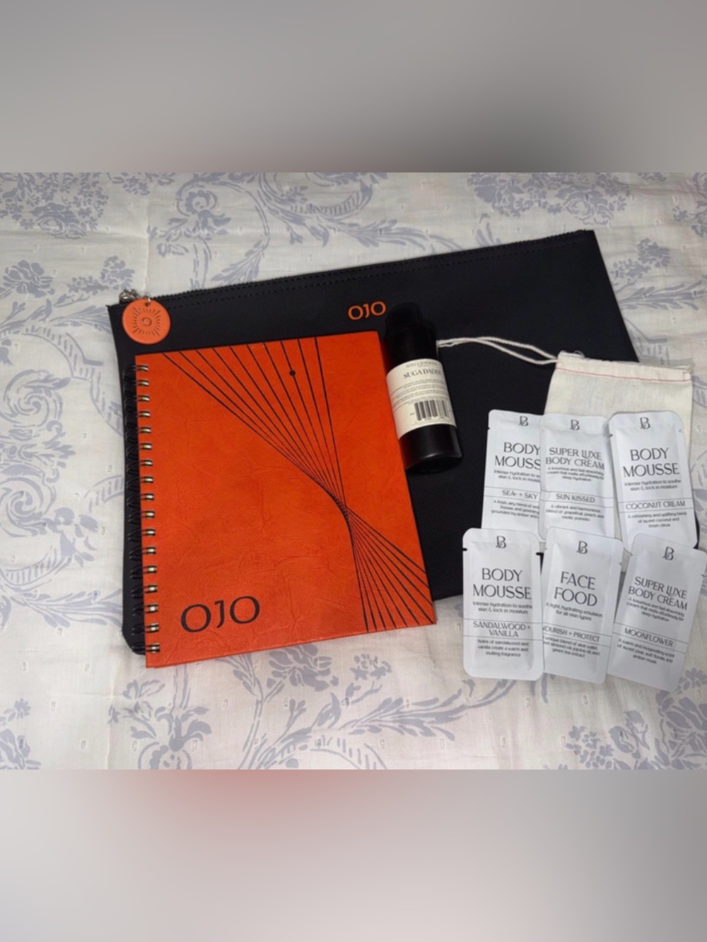 OJO Orange Spiral Notebook & Selfcare Set